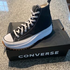 Size 10 - Men’s Converse Run Star Hike Platform High Black - Originally $110